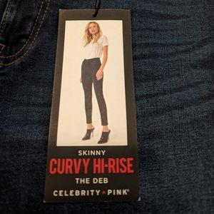 Celebrity Pink The Deb Skinny Curvy Highrise, Size 9/29